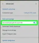 Enable the "Ask Download Path for Each File" Feature on Telegram for PC